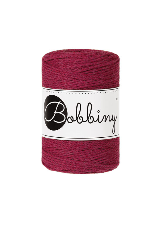 Macrame Rope 3PLY - Wine Red